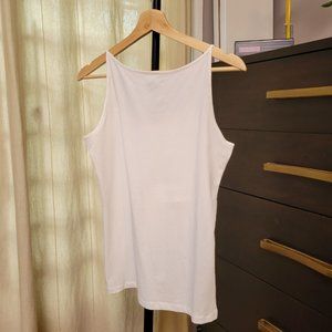 Arket Boat Neck White Tank Top